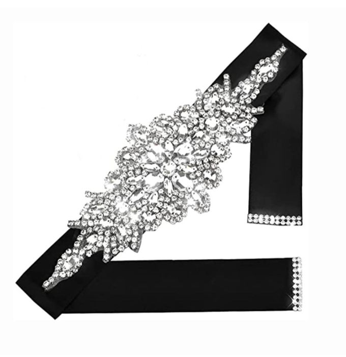 Brau cu șnur din satin și pietre