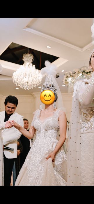 Свадебное, узату платье