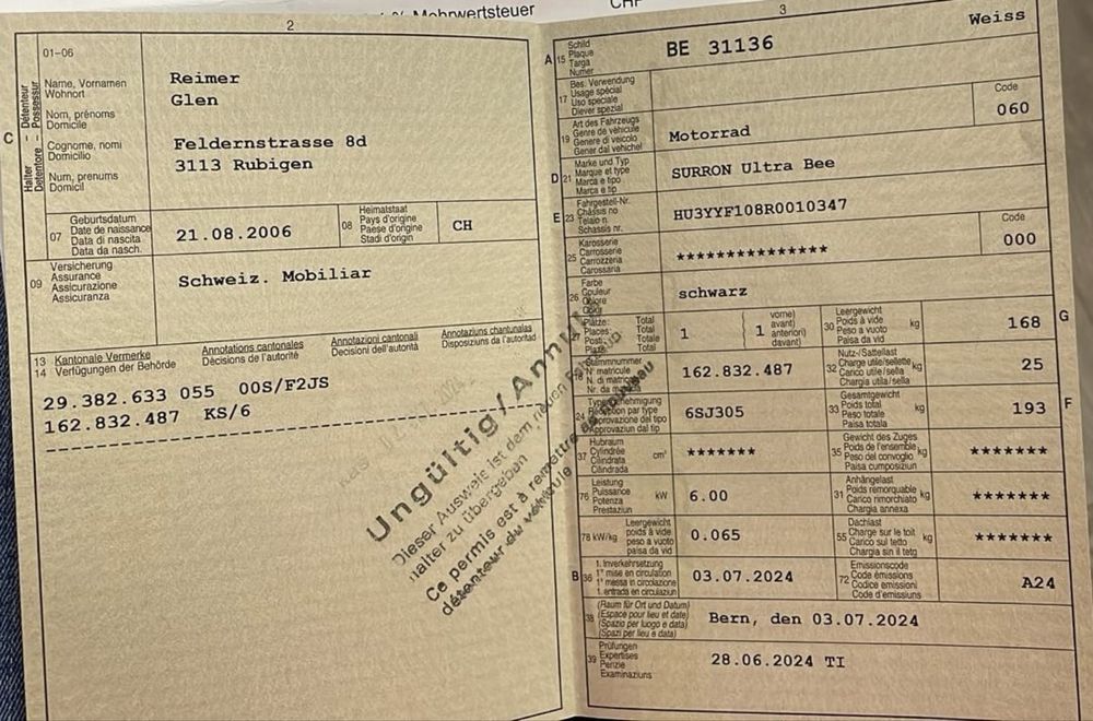 Surron Ultra Bee 2024