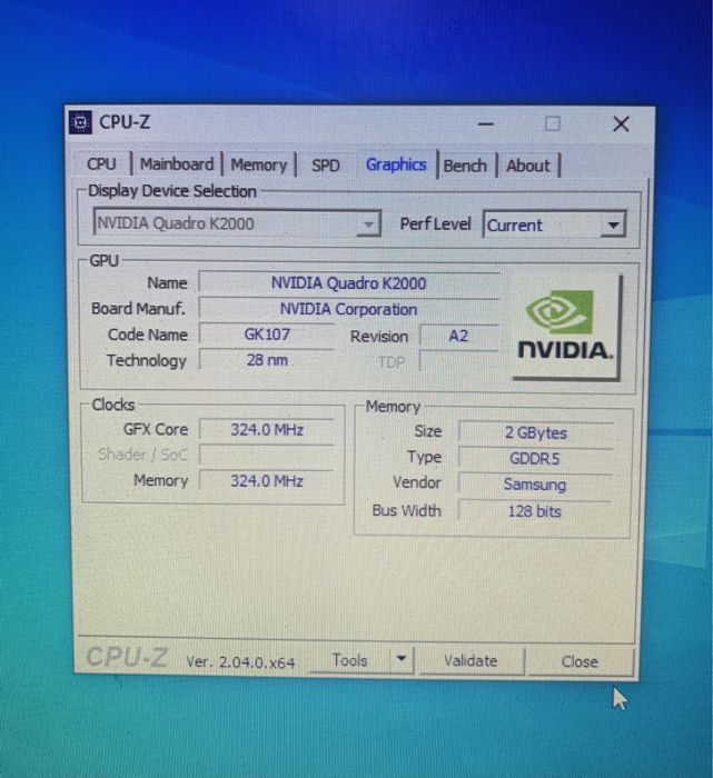 Видеокарты Nvidia Quadro K2000 2Gb GDDR5