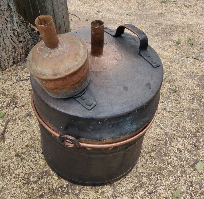 Cazan de țuică de arama cu răcitor!