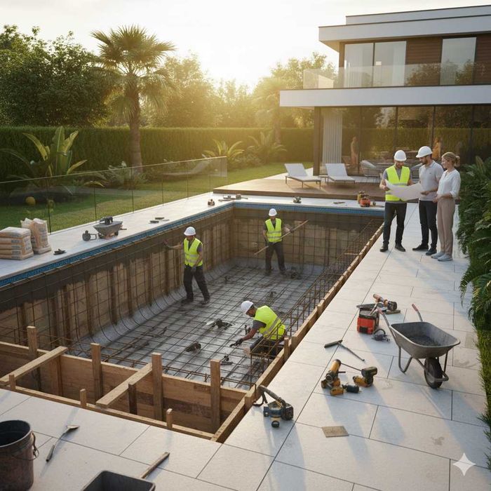 Гидроизоляция бассейнов, питьевых резервуаров, фонтанов, прудов