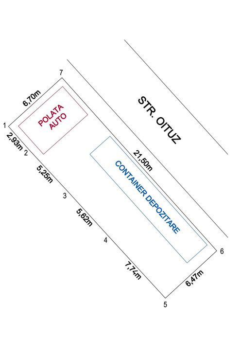Teren 142mp cu Container – Utilități Oraș – Ideal Depozitare/Weekend