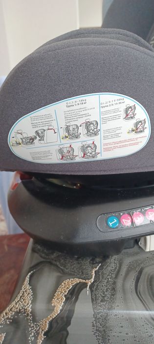 Kikka boo столче за кола 36кг