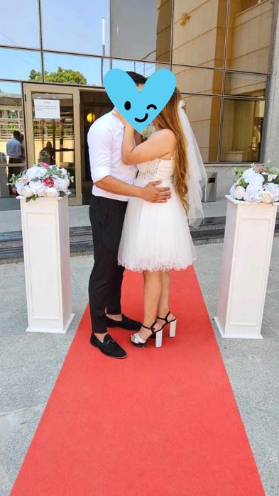 Rochie scurtă de Mireasă