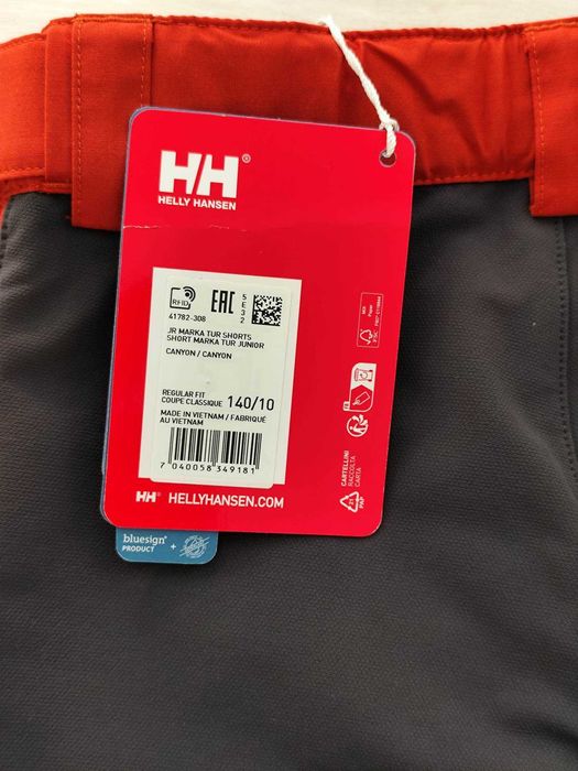 Pantaloni scurti baieti HH Helly Hansen JR, Shorts culoare Canyon, NOI