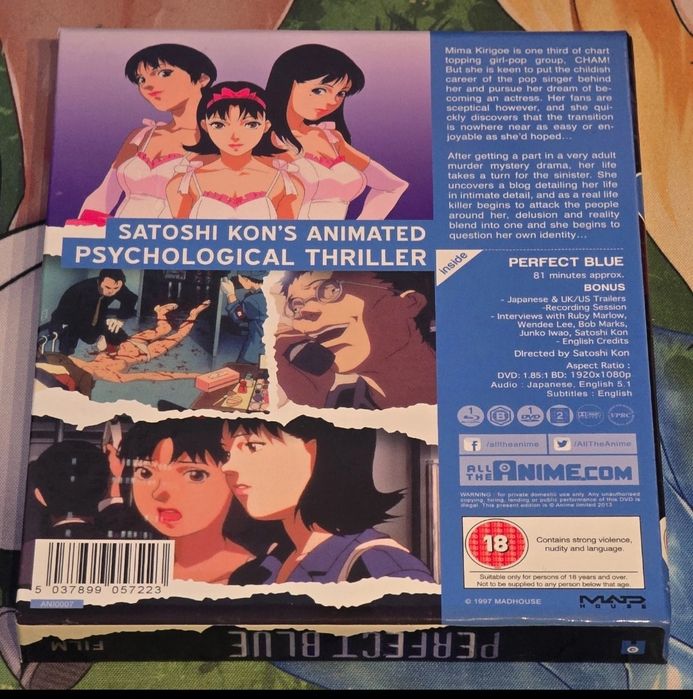 Perfect Blue Blu-ray Collector's Edition