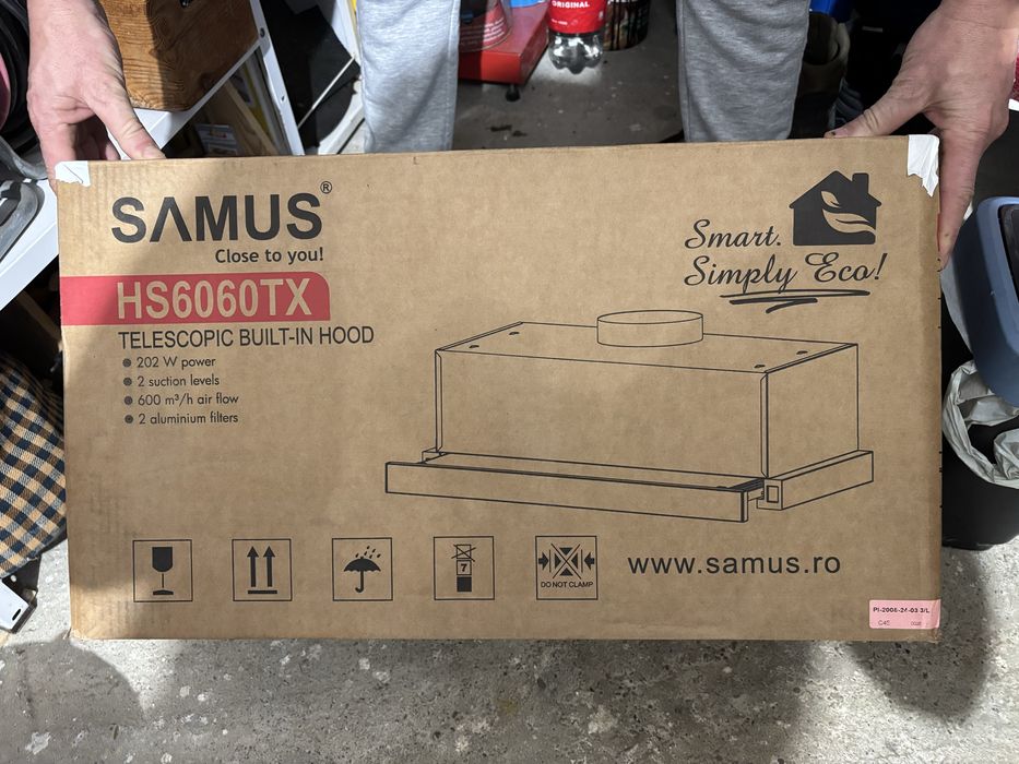 Hota incorporabila Samus HS6060Tx telescopica 60cm