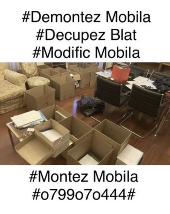 Demontaj orice mobila. Repar mobila