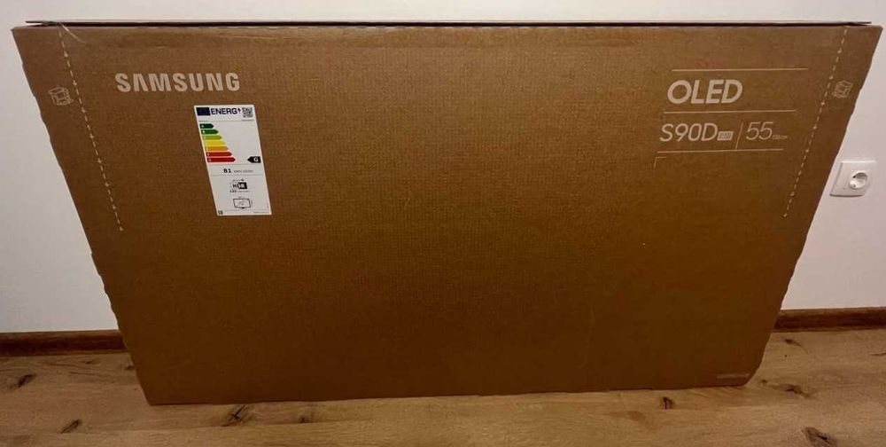 Чисто нов телевизор Samsung S90D QD-OLED 4K, GQ55S90DA, Smart TV