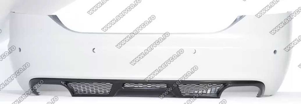 Prelungire spoiler tuning sport bara spate Audi A6 C6 4F ABT Sedan S line RS6 S6 2004-2008 ver. 2
