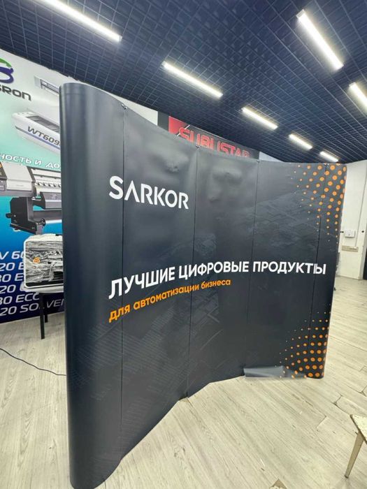 Промо стойка реклама поп ап ролл ап паук pop up roll up promo stoyka