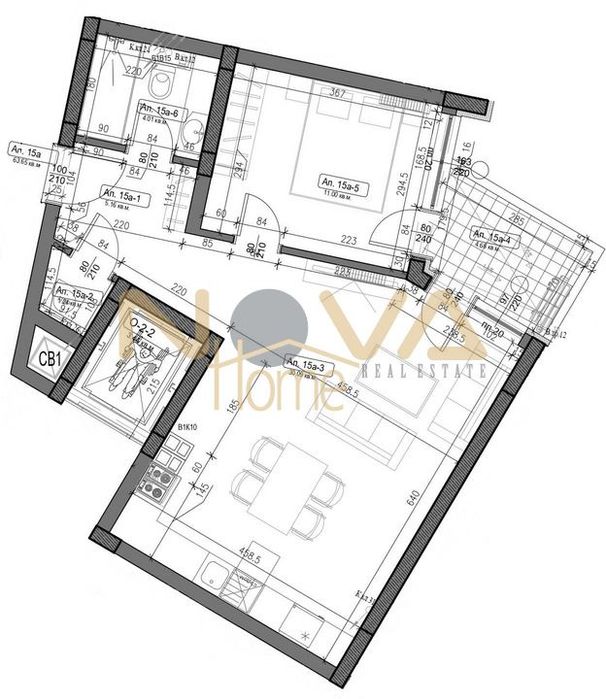Продава се Двустаен апартамент в Варна, Възраждане 1 - 64 кв.м за 1077 €/кв.м - Снимка #7