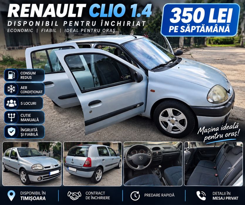 Masini in chirie pentru delivery Glovo/Wolt