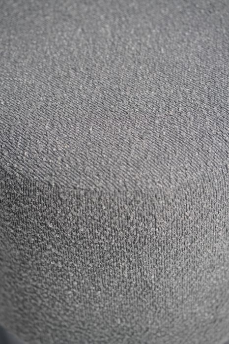 Taburet modern tapițat, bază metalică