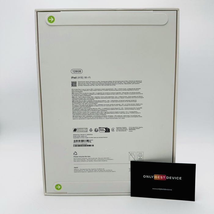  iPad A16 128GB Blue / Silver / Yellow