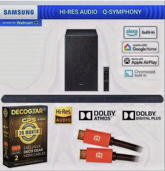 Saund bar Samsung HW-S700D   (Новинка 2024) . Для дома