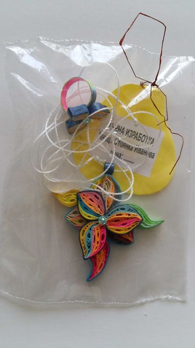 Ръчна изработка на бижута от хартия и квилинг