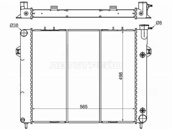 Радиатор Jeep Grand cherokee