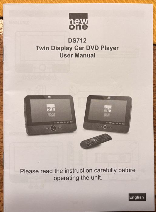 DVD Auto Portabil Dublu New One DS712 – 2 Ecrane 7 inch, USB, SD, Tetiere
