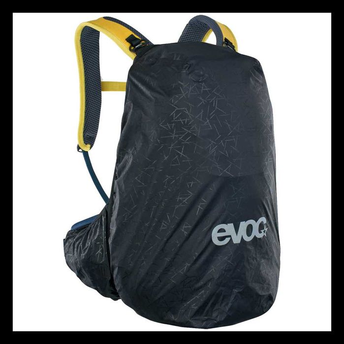 Раница EVOC Protective Trail Pro 16 S/M Жълто/Зелено