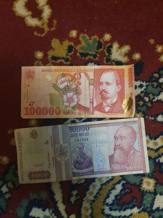Vând bacnote vechi