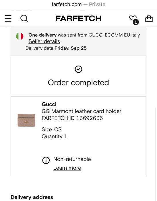 Gucci Marmont Кожено Портмоне Card Holder