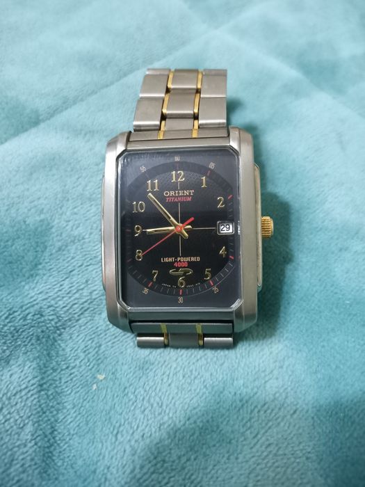 Часы Orient Titanium Light Powered