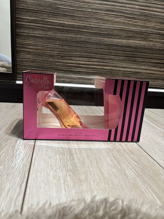 Set cadou parfum Disney Cinderella Pink Slipper