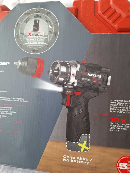 Masina de insurubat si gaurit PARKSIDE PSBSAP 12 A1, 12V, cu percutie