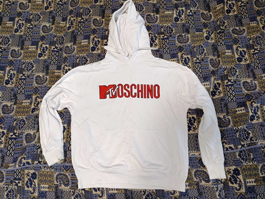 ''HM x Moschino MTV Hoodie''оригинален суичър S размер