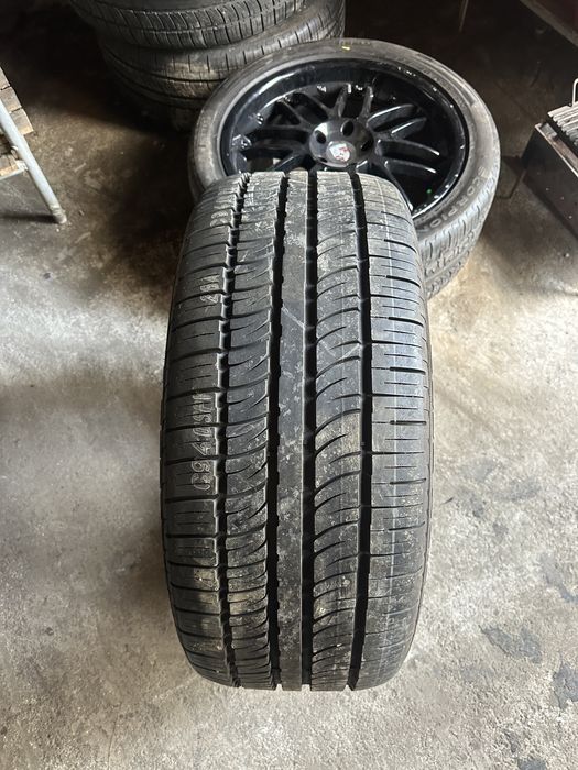 Vand jante si cauciucuri de la porsche  r22