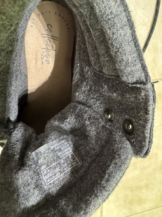 Велурени боти CLARKS 35