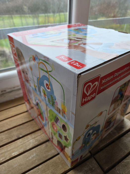 HAPE Мултифункционален дървен куб с активности