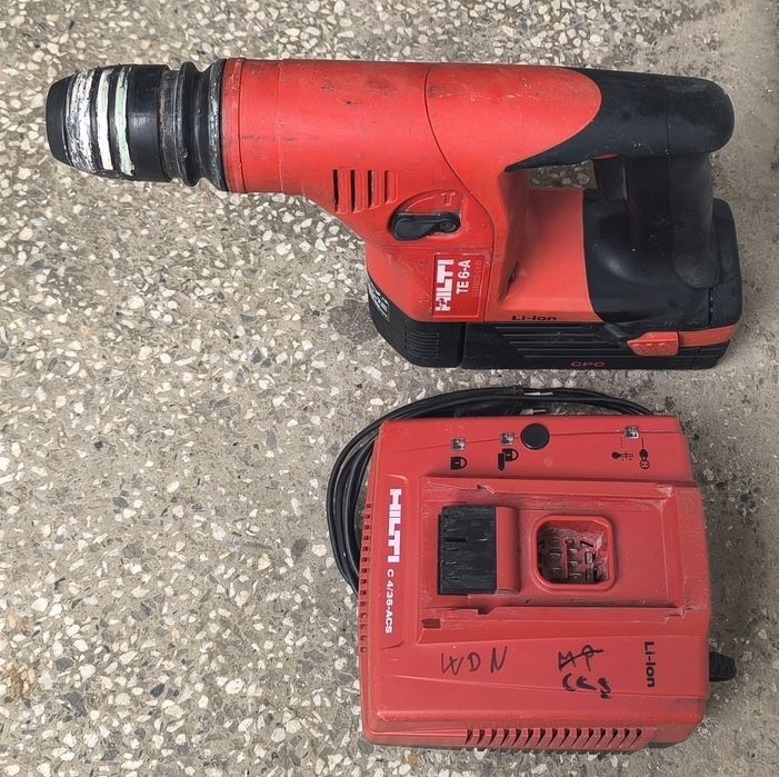 HILTI TE 6-A,с батерия и зарядно