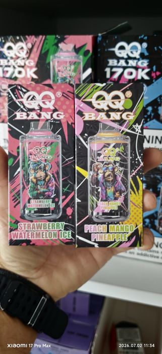 Pachet 2 Bucati Vape 170.000 Puffs Bang
