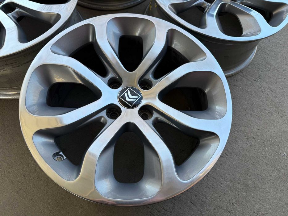 4 бр. оригинални алуминиеви джанти Citroen 17" 4x108 ф65.1, ET26, 7J
