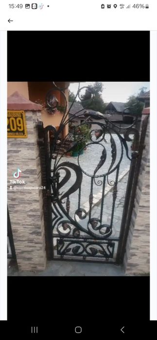 Fier forjat,balustrade,porți,garduri metalice