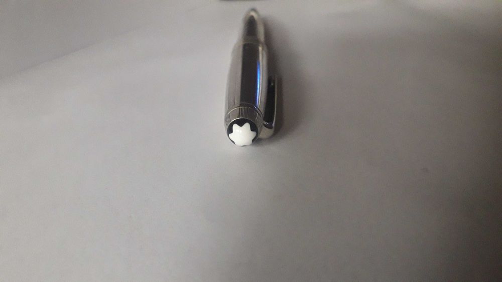 химикалка Монблан Montblanc Meisterstuck Solitaire 164S сребърна