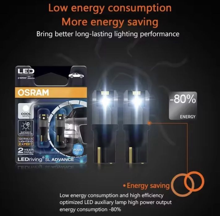 Led pozitie Osram Cool Blue Intense W5W - Puternice !!!