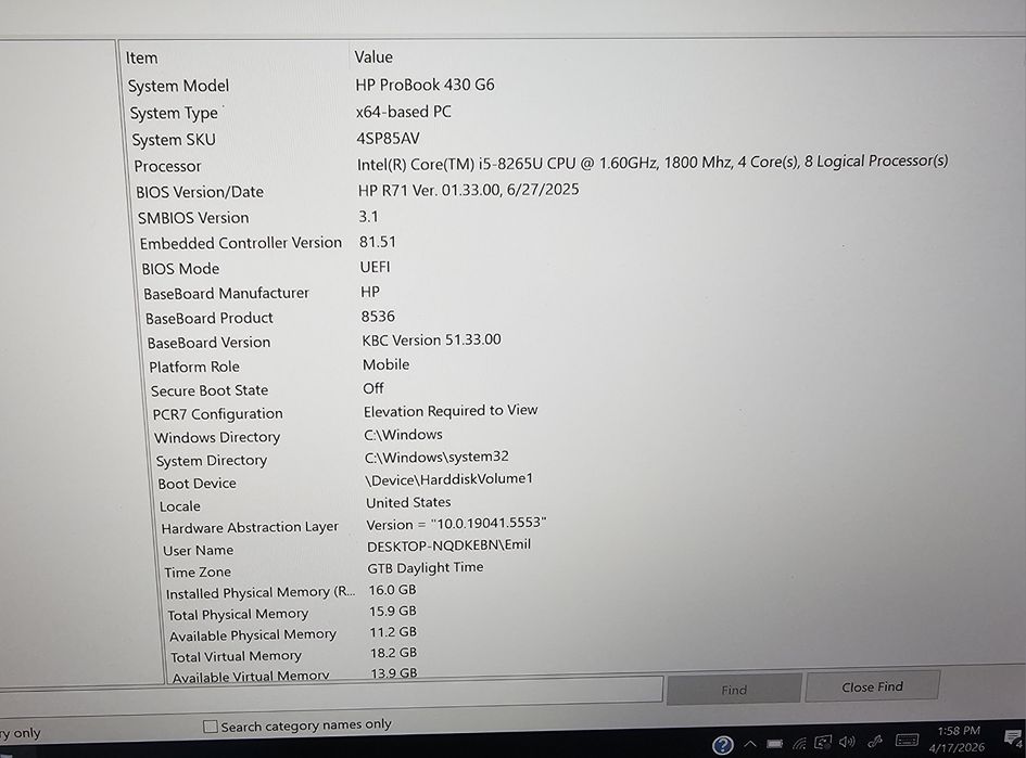 Hp ProBook 430 G6 I5