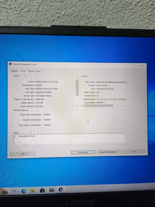 Laptop gaming Lenovo legion 5