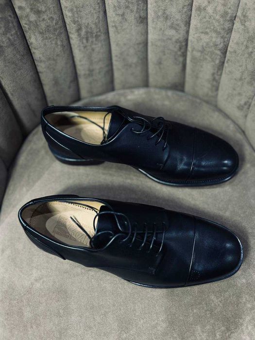 Salvatore Ferragamo мужские кожаные оксфорды Италия РАЗМЕР 41,42