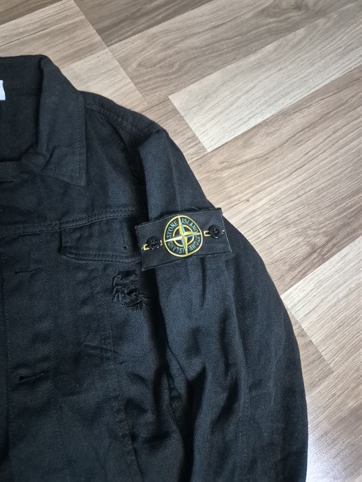 Cămașă Denim Stone Island – Mărimea s – Nouă