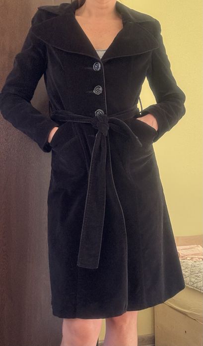 Манто дамско черно KOTON