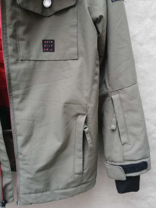 Детско зимно яке за игри в снега, ски и сноуборд Quiksilver 10K #S/8г.