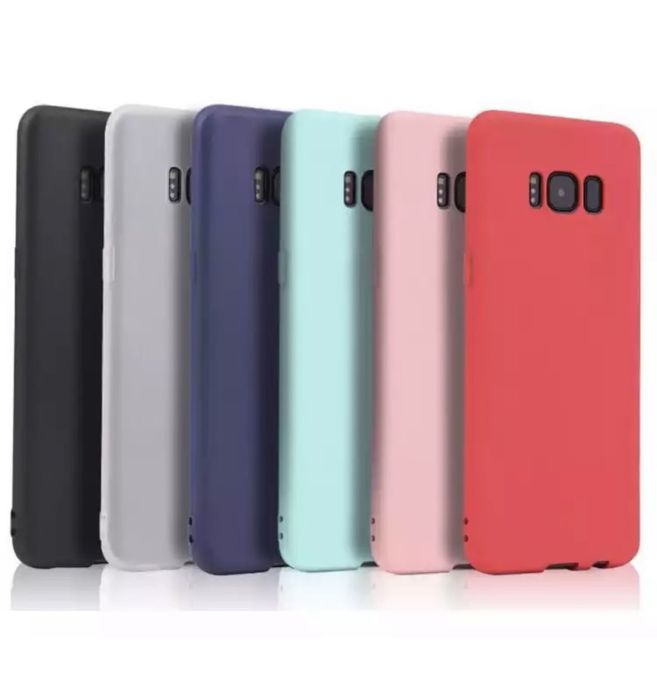 Husa Soft Style Slim Silicon Interior Catifea - Samsung S8 S9 S10 PLUS