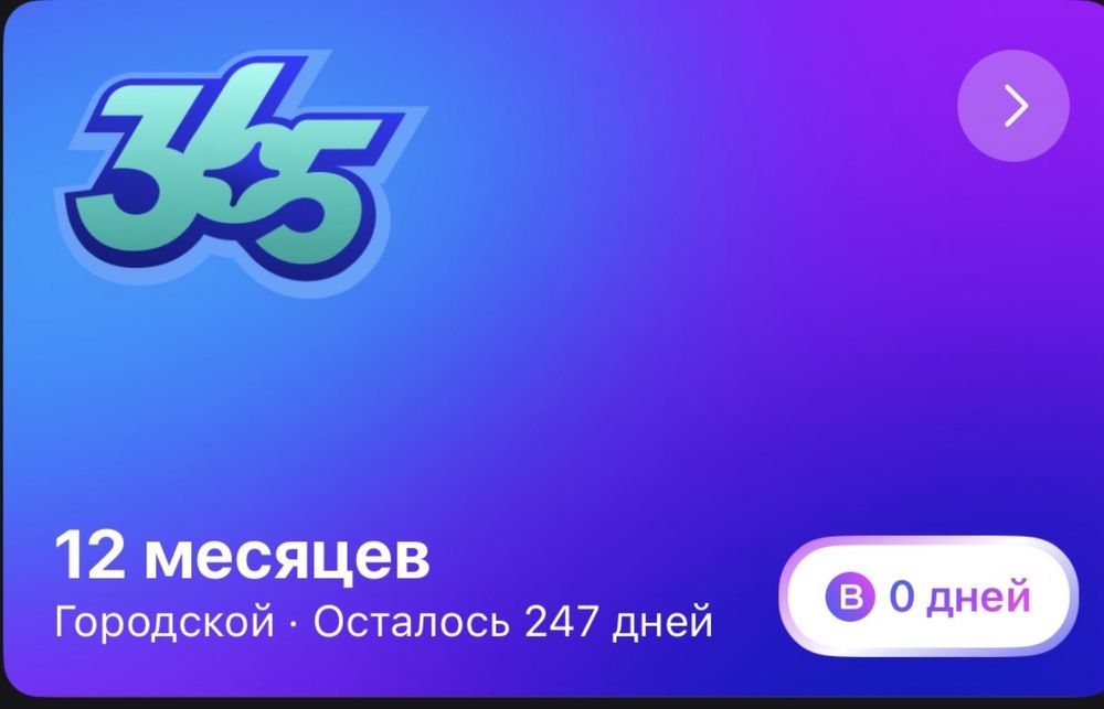Годовой абонемент 1fit