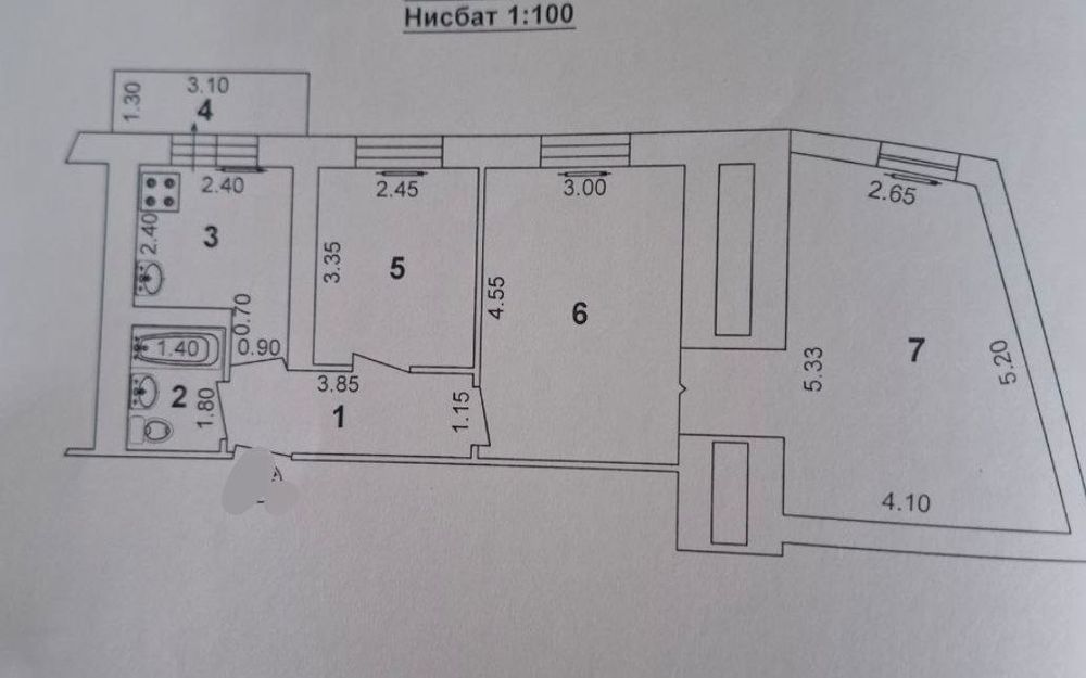Продаю квартира 3/3/4.  Авиосозлар.