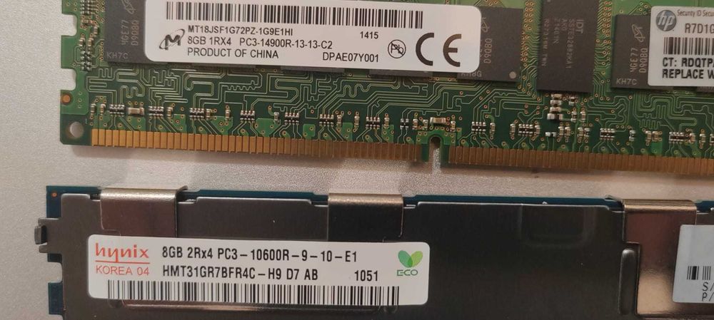 RAM server 8GB DDR3 ECC Registered (RDIMM)